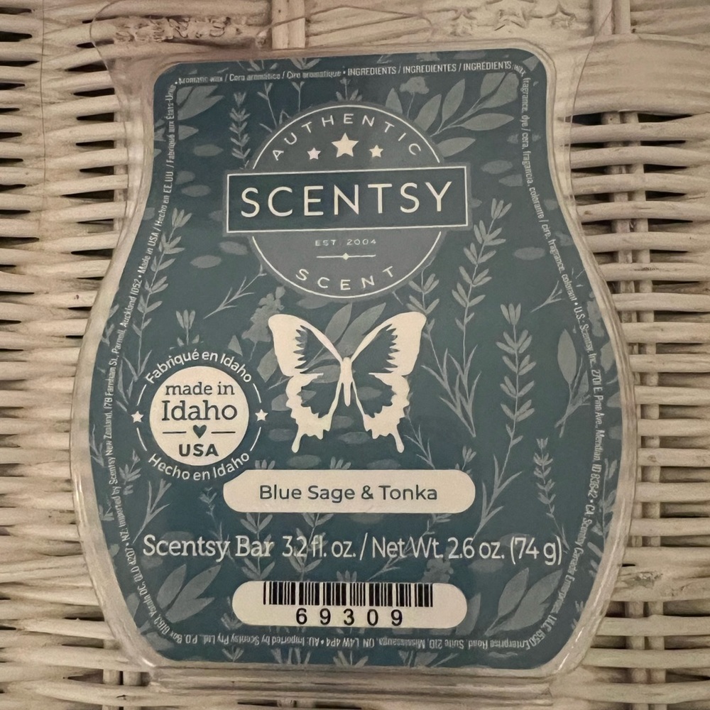 Scentsy Blue Sage & Tonka Wax Melt